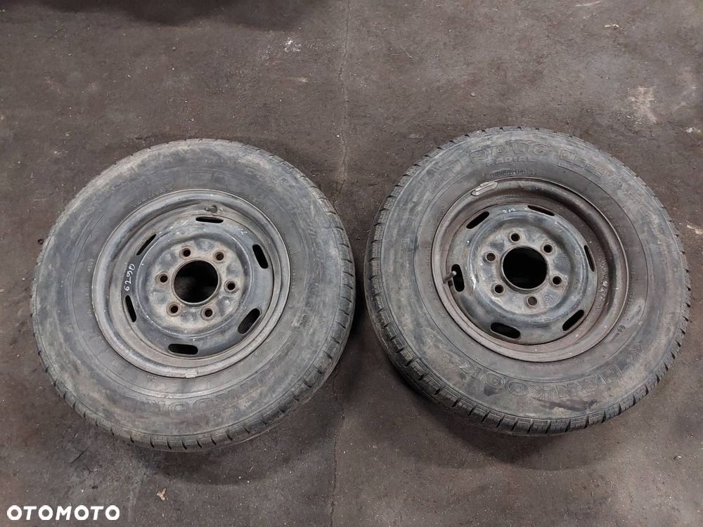 KOŁA FELGI OPONY LETNIE 2 SZT PRZÓD KIA BONGO K2700 6x139 X14 195R14C - 1