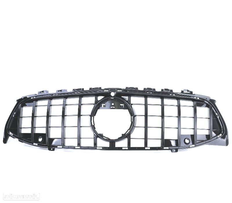 GRELHA FRONTAL MERCEDES CLA C118 19- LOOK AMG GT PRETO BRILHANTE - 3