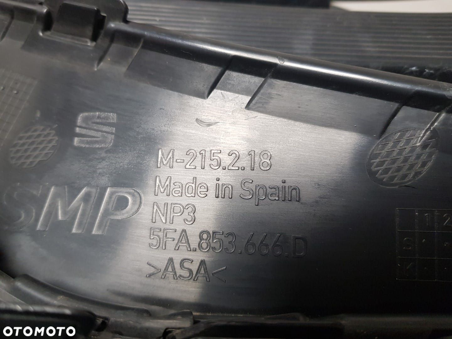 KRATKA ZDERZAKA PRZEDNIEGO PRAWA SEAT CUPRA LEON IV 5FA PRAWA 20-25 5FA853666D - 4