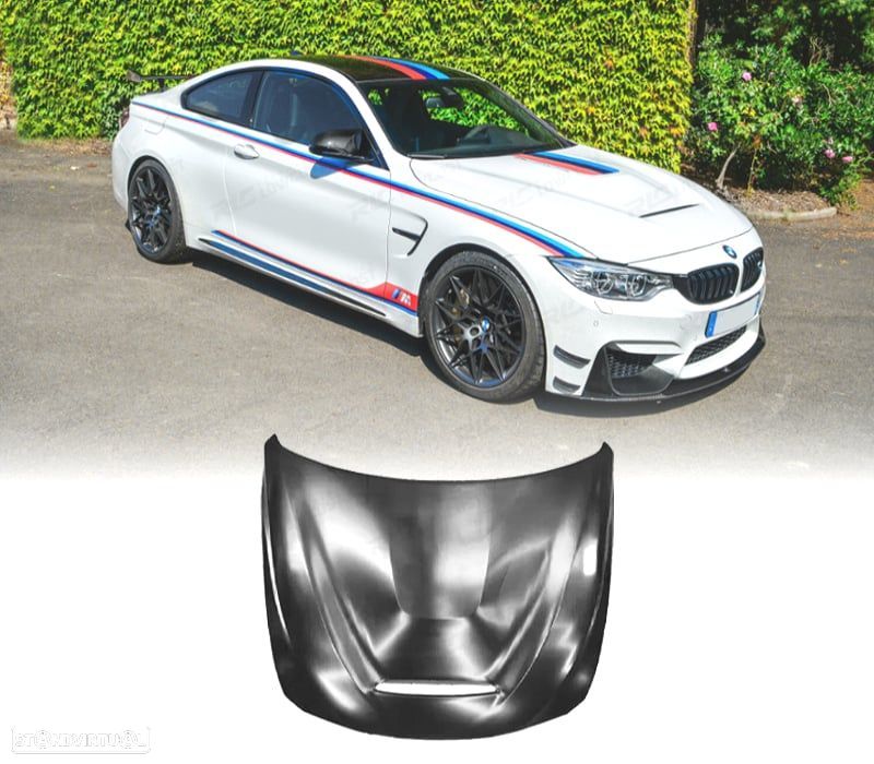 CAPÔ BMW M3 F80 M4 F82 F83 11-18 LOOK GTS ALUMINO - 1