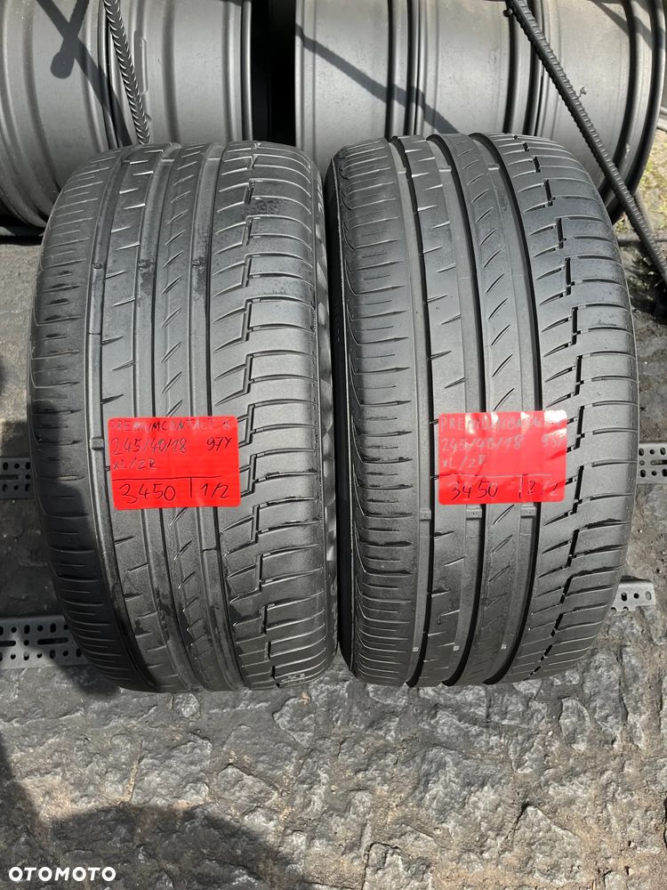 245 40 18 Continental Premium Contact 6 2szt letnie - 1