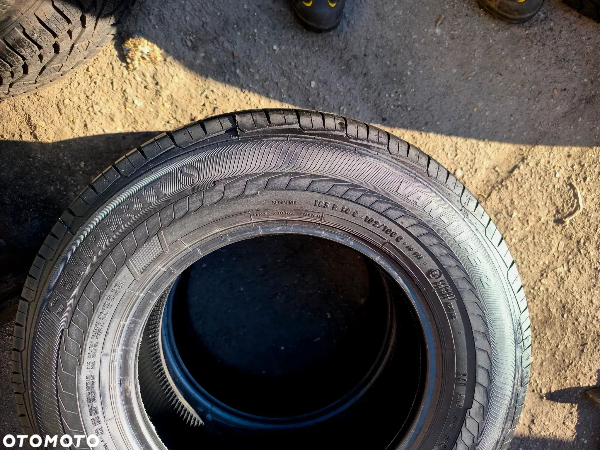 185/80R14C 14 C 185R14C 102/100Q Opony Letnie Lato SEMPERIT VAN-LIFE 2 9,5mm Nowe Demo Legnica ALU-RAD 185/80 - 8