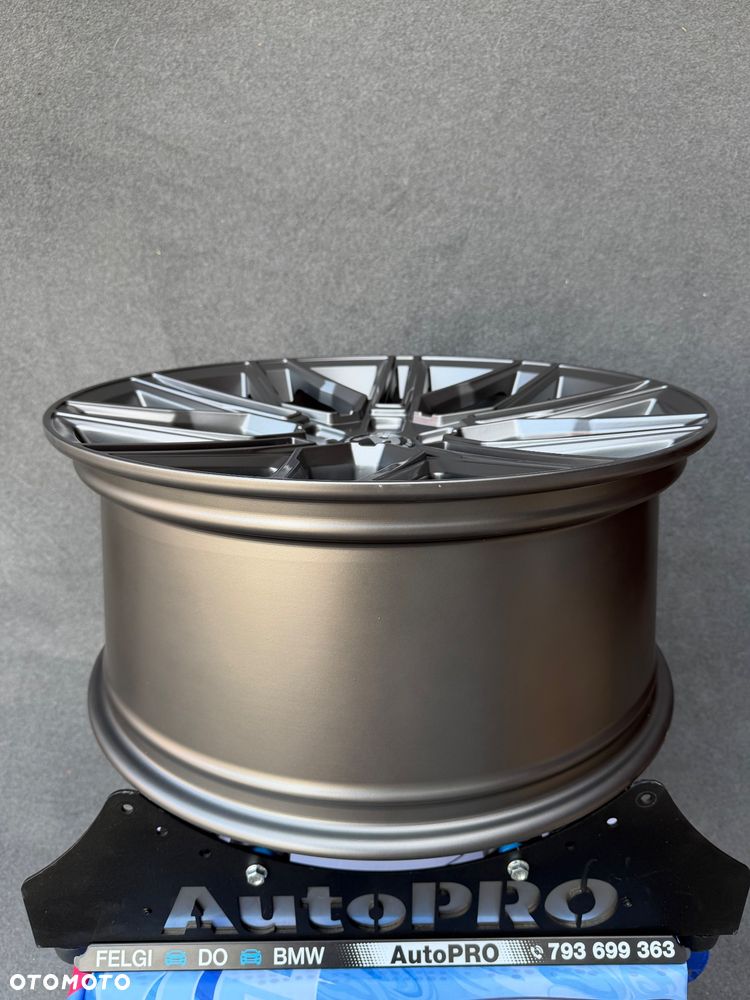 NOWE alufelgi M pakiet 5x112 21 felgi 9,5j ET25 BMW seria 3 G20 G22 G30 G31 F44 G22 G23 G32 F39 G60 G01 X1 F48 G42 X2 U06 G11 G12 Z4 G29 xDrive Styling Japan Racing Carbonado - 6