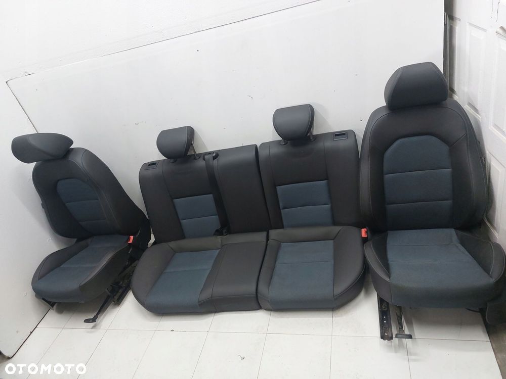 seat ibiza iv 6j hb 5d 16r fotel kanapa półskóra europa kompletne - 1