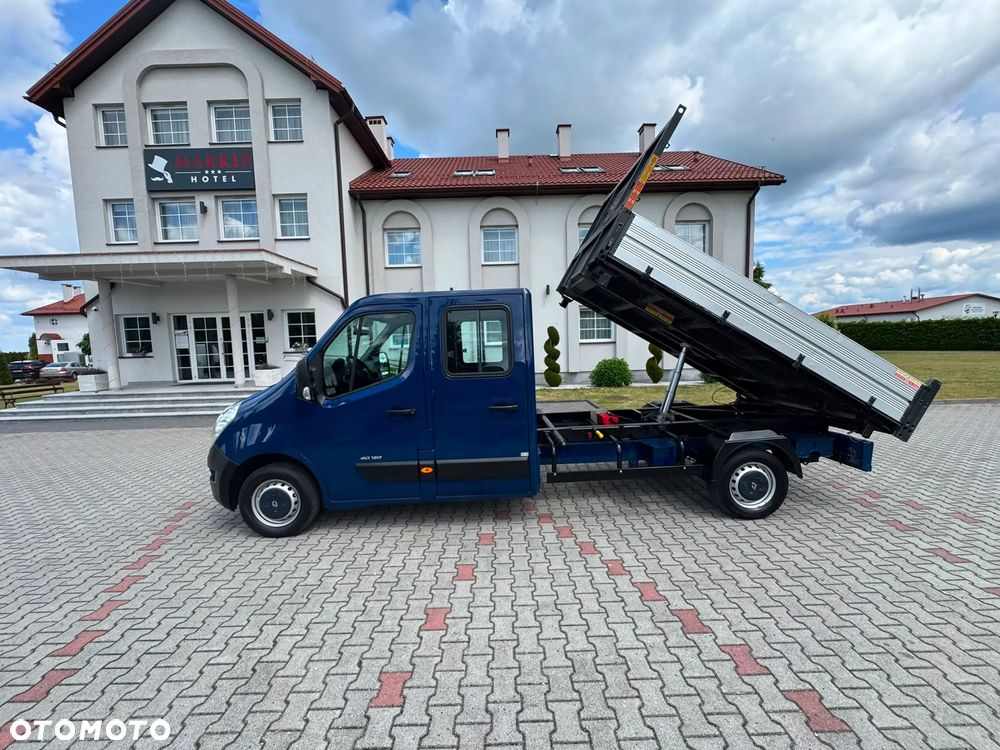 Renault MASTER L3 Klima Elektryka Wywrotka Kiper 3 stronny Doka Hak Brygadówka Serwis - 19