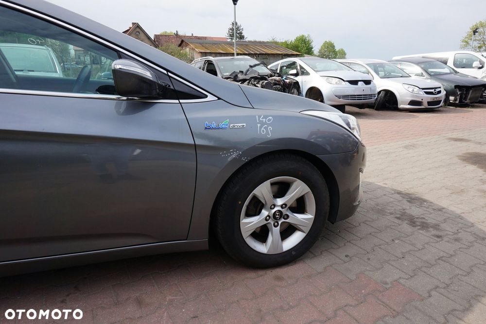 MASKA ZDERZAK BŁOTNIKI LAMPY I40 VF T6S  HYUNDAI 2011-2014 SZARY PRZÓD KOMPLETNY - 16