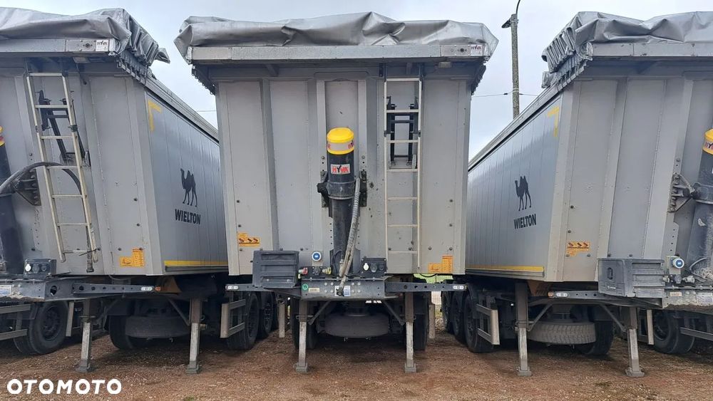 Wielton NW-3 / waga 6,2 t / poj. 38m3 / elek. dach / Teflon / 20 naczep r.2022 - 3