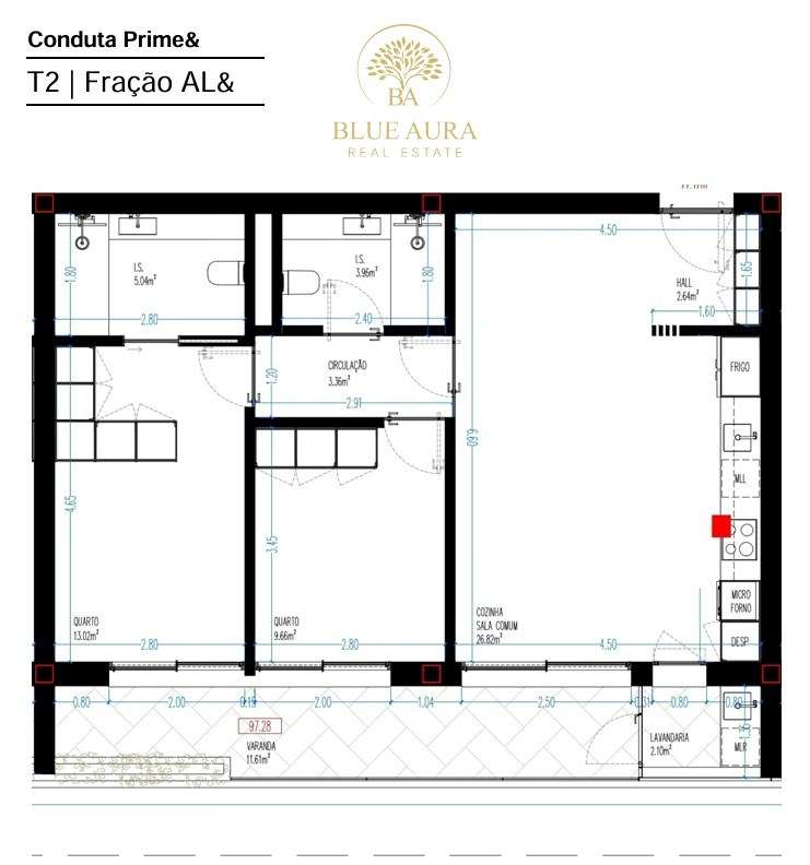 Apartamento  T2 Novo em Condomínio Privado - Grande imagem: 2/12
