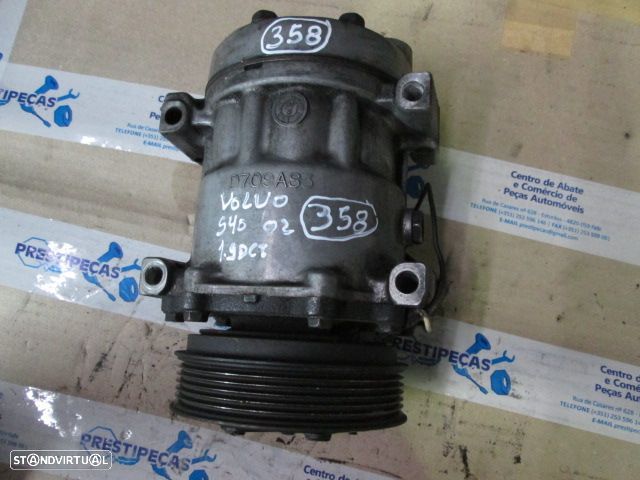Compressor AC 8200040681 VOLVO S40 2001 1,9DCI MITSUBISHI SPACE STAR 2003 1.9 DID MITSUBISHI SPACE STAR 2003 1.9DID 102CV 5P CINZA DIESEL SANDEN MITSUBISHI CARISMA HATCHBACK FASE 2 2001 1.9 DID 115CV 5P PRETO DIESEL SANDEN - 1