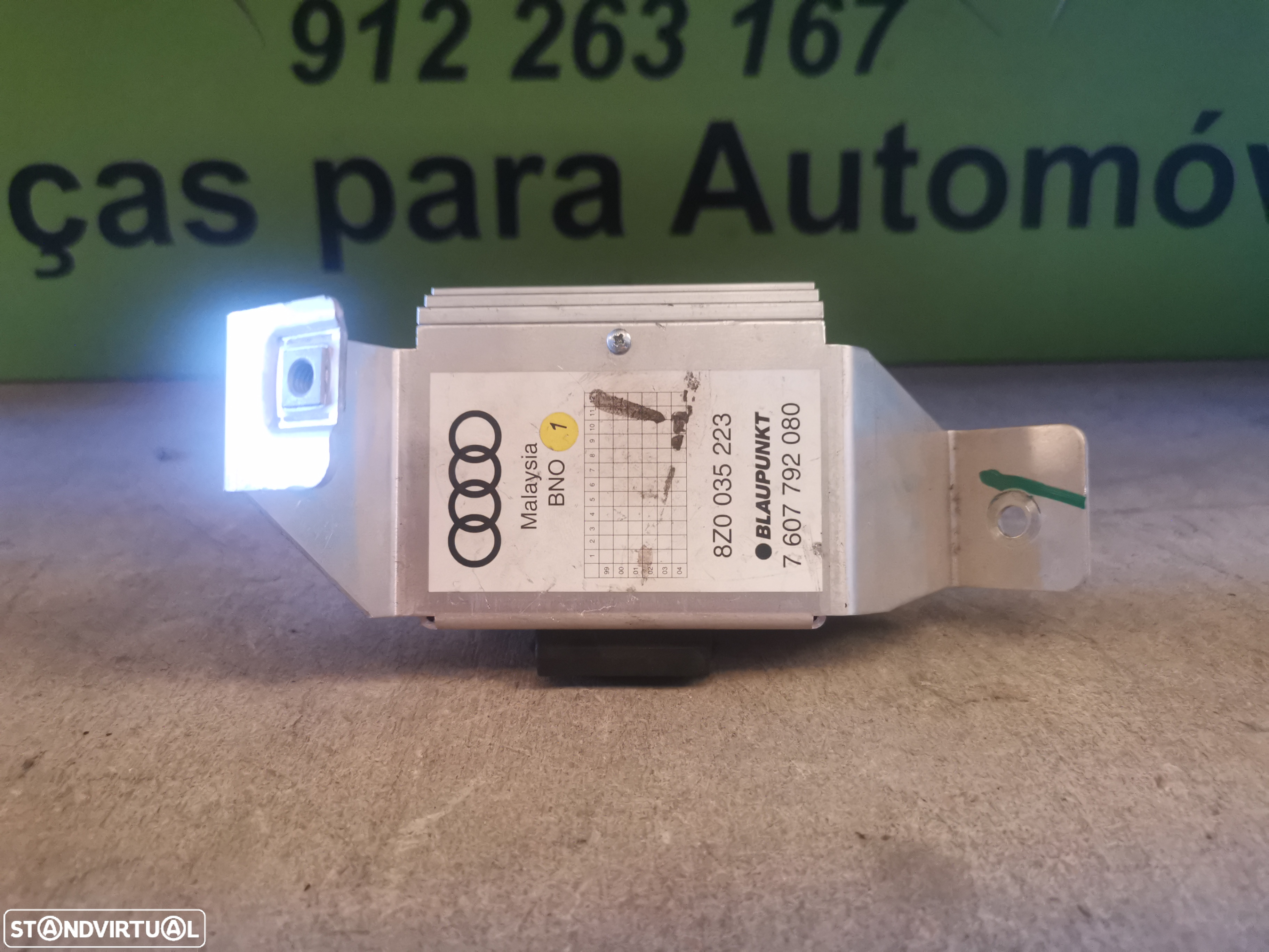 AUDI A2 MÓDULO AMPLIFICADOR SOM RÁDIO - MD048 - 2