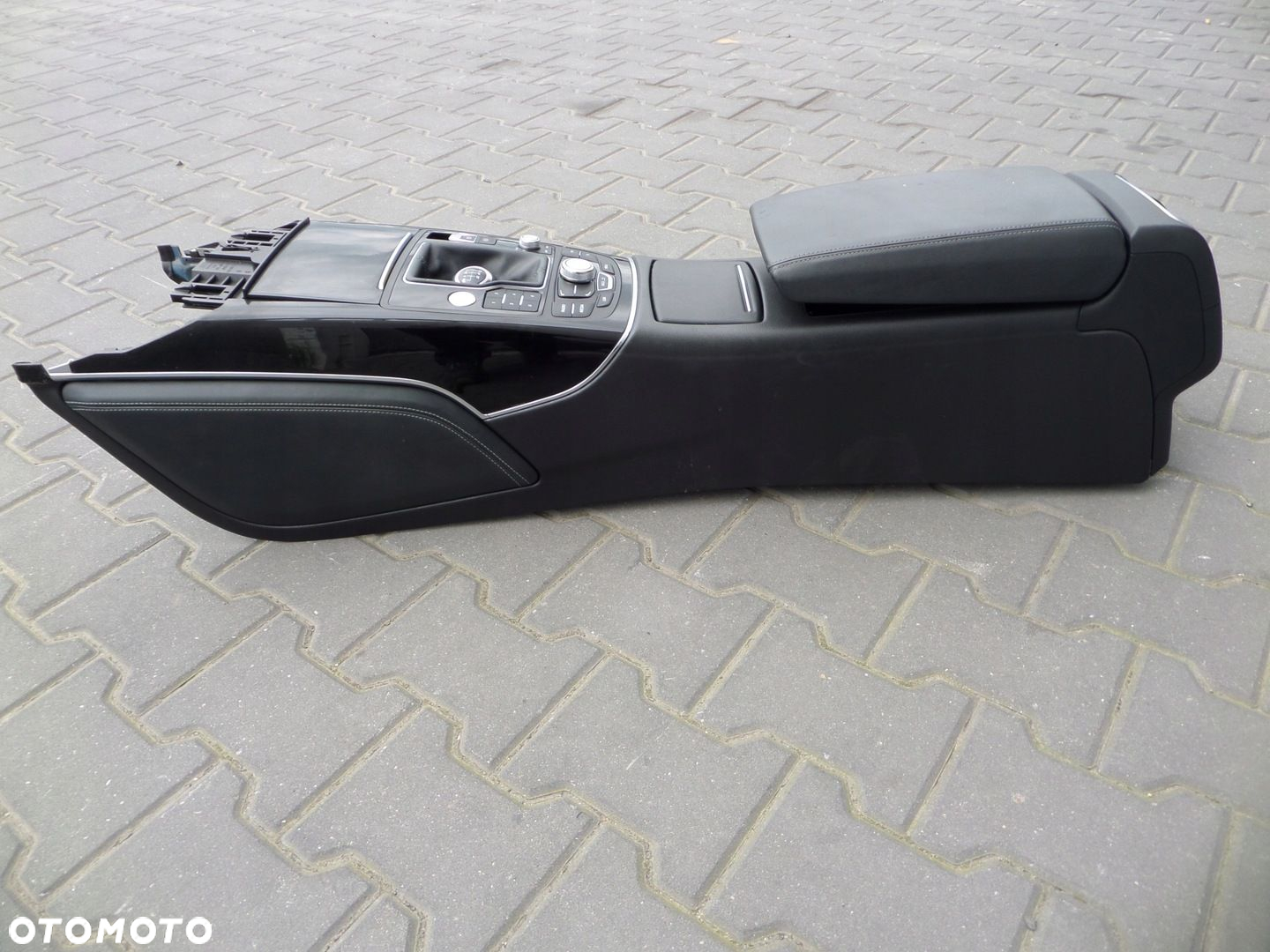 AUDI A6 4G0 C7 LIFT TUNEL ŚRODKOWY PODŁOKIETNIK SKÓRA - 4
