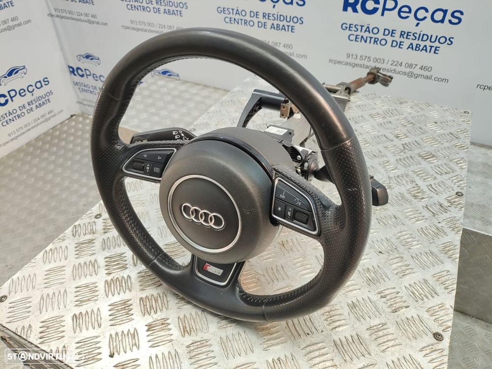 Volante Completo Em Pele Perfurada Audi A1 8X S-Line SLine - 7