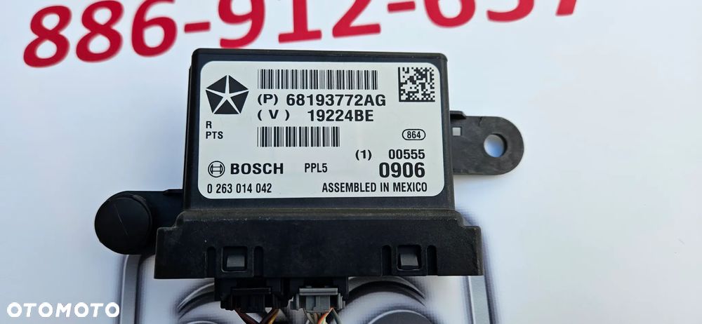 Chrysler Pacifica 2016- Moduł czujników parkowania PDC Sterownik PDC zderzaka tył 4x PDC  68193772AG P68193772AG - 3