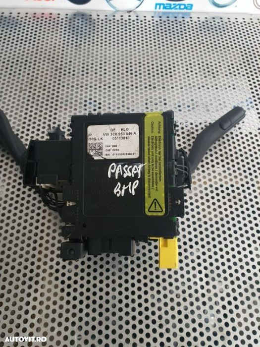 Ansamblu Spira Volan Tempomat Maneta Stergatoare Semnalizare VW Passat B6 Ansamblu Spira Volan Temp - 2