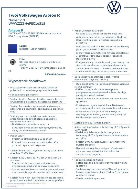 Volkswagen Arteon 2.0 TSI 4Motion R DSG - 12