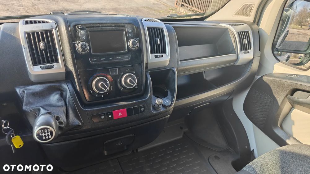 Fiat Ducato  Brygadówka 7 osób L3H2 klimatyzacja nawigacja ledy hak kamera cofania DOKA - 15