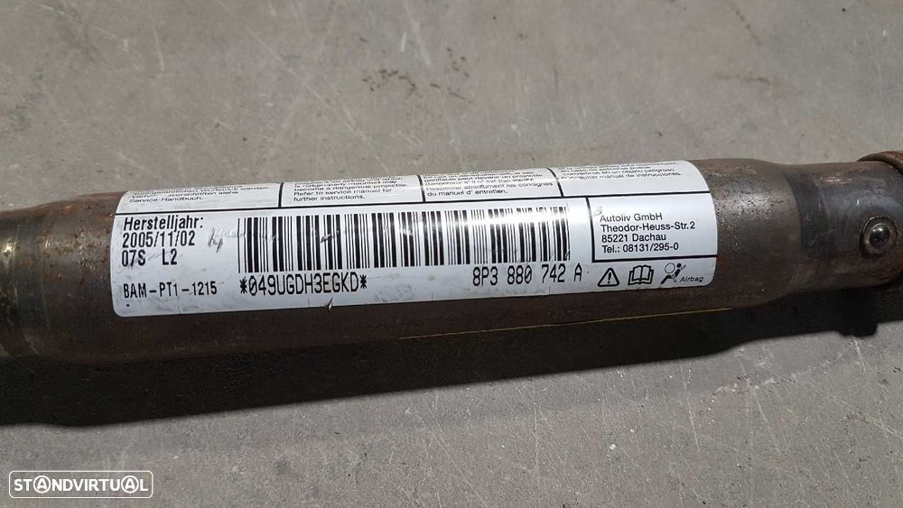 AIRBAG CORTINA FRENTE DIREITO AUDI A3 (8P) 2.0 TDI AMBITION - 3