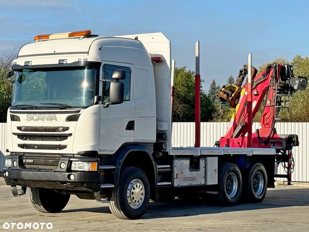 Scania G 490 * DO TRANSPORTU DREWNA * PENZ 12Z8.70 / 6x6 - 3