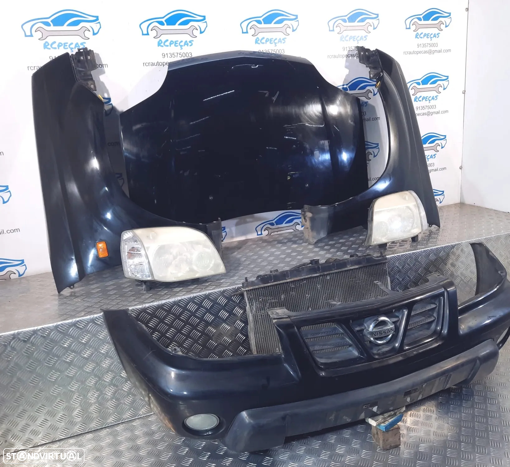 FRENTE NISSAN XTRAIL T30 CAPOT PARACHOQUES GUARDA-LAMAS OTICAS RADIADOR VENTILADOR - 8
