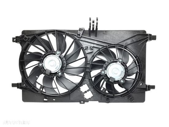 GMV radiator electroventilator Renault Master, 2010-, Nissan NV400, 2010-, 2.3 dci, Opel Movano, 2010-, motor 2.3 CDTI, diesel, 385/300 mm; (2 +2) pini, fara pre-rezistor, - 1