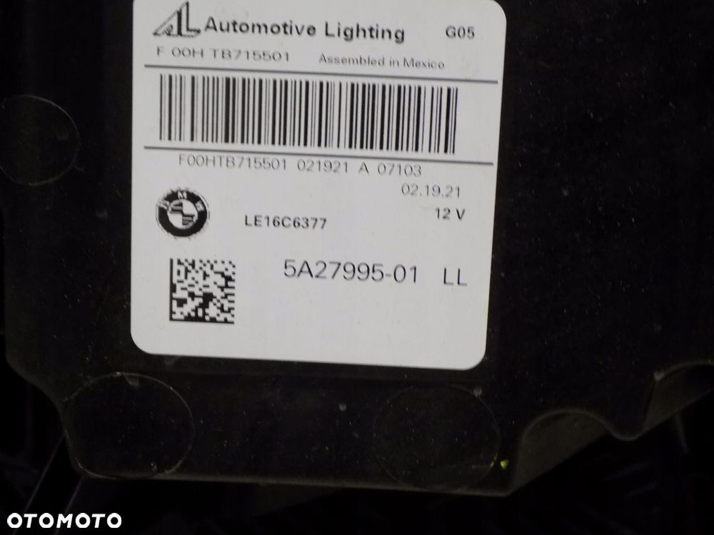 BMW X5 G05 X6 G06 LAMPA LEWA PRAWA LED 5A27995 lub 5A27996 EU 2021ROK - 8