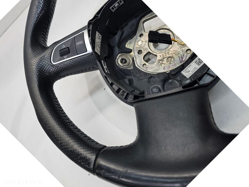 KIEROWNICA SKÓRA MULTIFUNKCJA AUDI A6 C6 A8 D3 LIFT 4E0419091DB - 5