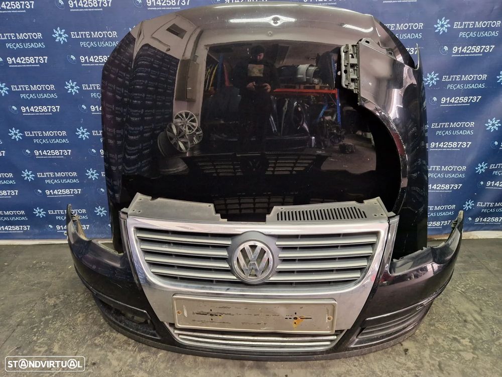 Frente completa usada VW PASSAT B6 2.0 TDI capot parachoques oticas radiadores guardalamas - 4