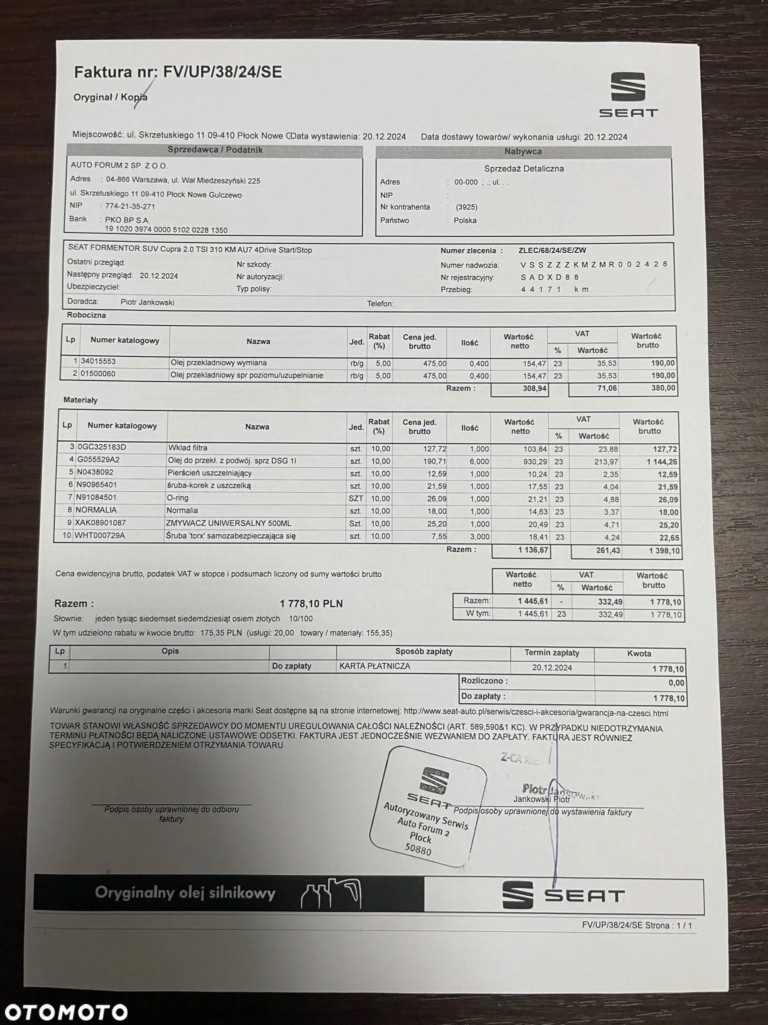 Cupra Formentor 2.0 TSI 4Drive VZ DSG - 20