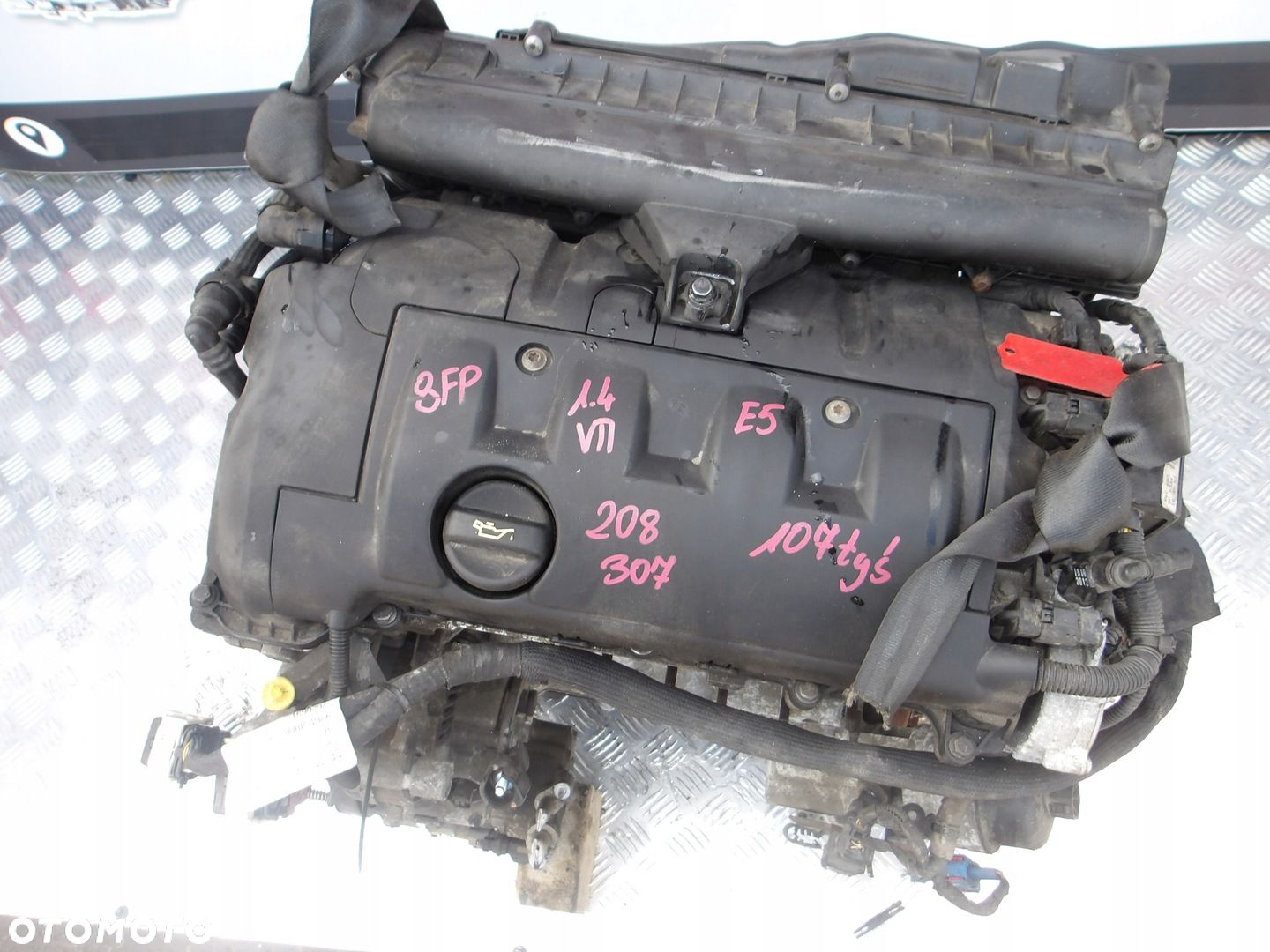 SILNIK PEUGEOT 208 307 1.4 VTI 8FP EURO5 107 TYS - 2