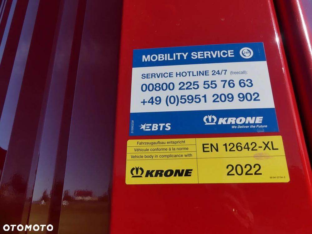 Krone FIRANKA / OŚ PODNOSZONA / IDEALNY STAN / PALECIARA / - 15