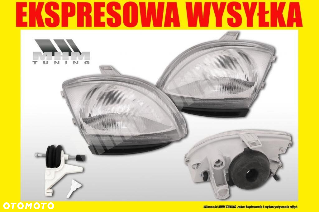 REFLEKTOR LAMPA FIAT SEICENTO 600 1998-2010 KPL - 2
