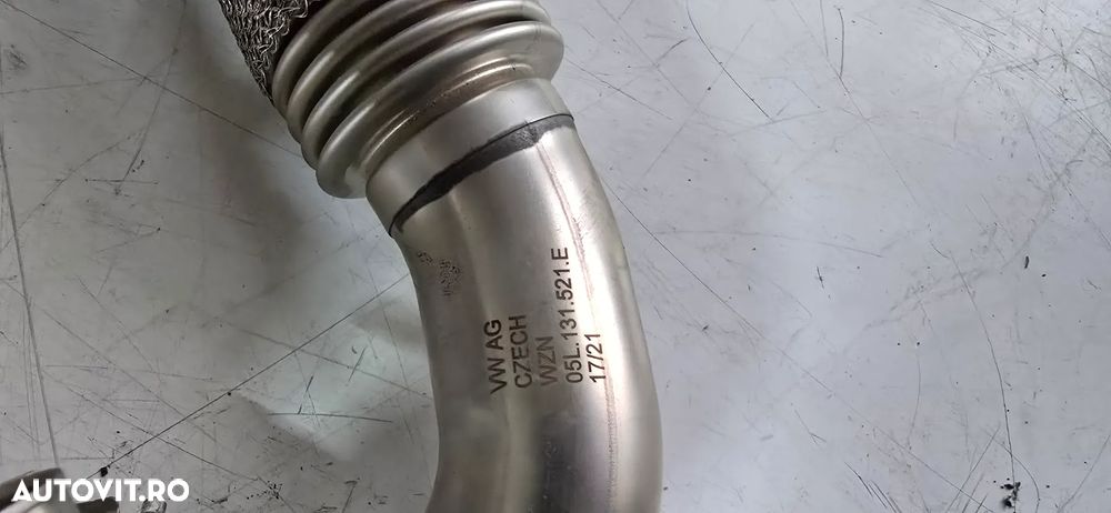 Conducta EGR Audi A6 4K C8 A5 A4 B9 Q5 2.0 Tdi Motor DTP Cod 05L131521E - 3