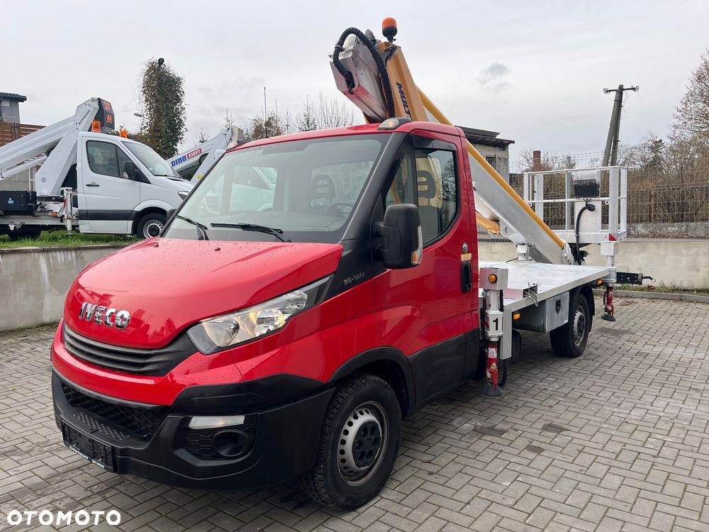 Iveco Podnośnik Koszowy 24 Metry 15 w Bok Multitel Mt240 Zwyżka Tylko 17 tys Km !!  UDT jak Wumag Ruthmann GSR - 2