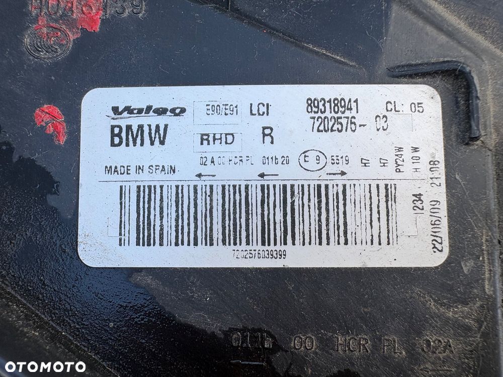 Lewa i prawa przednia BMW E90 Lift - 5
