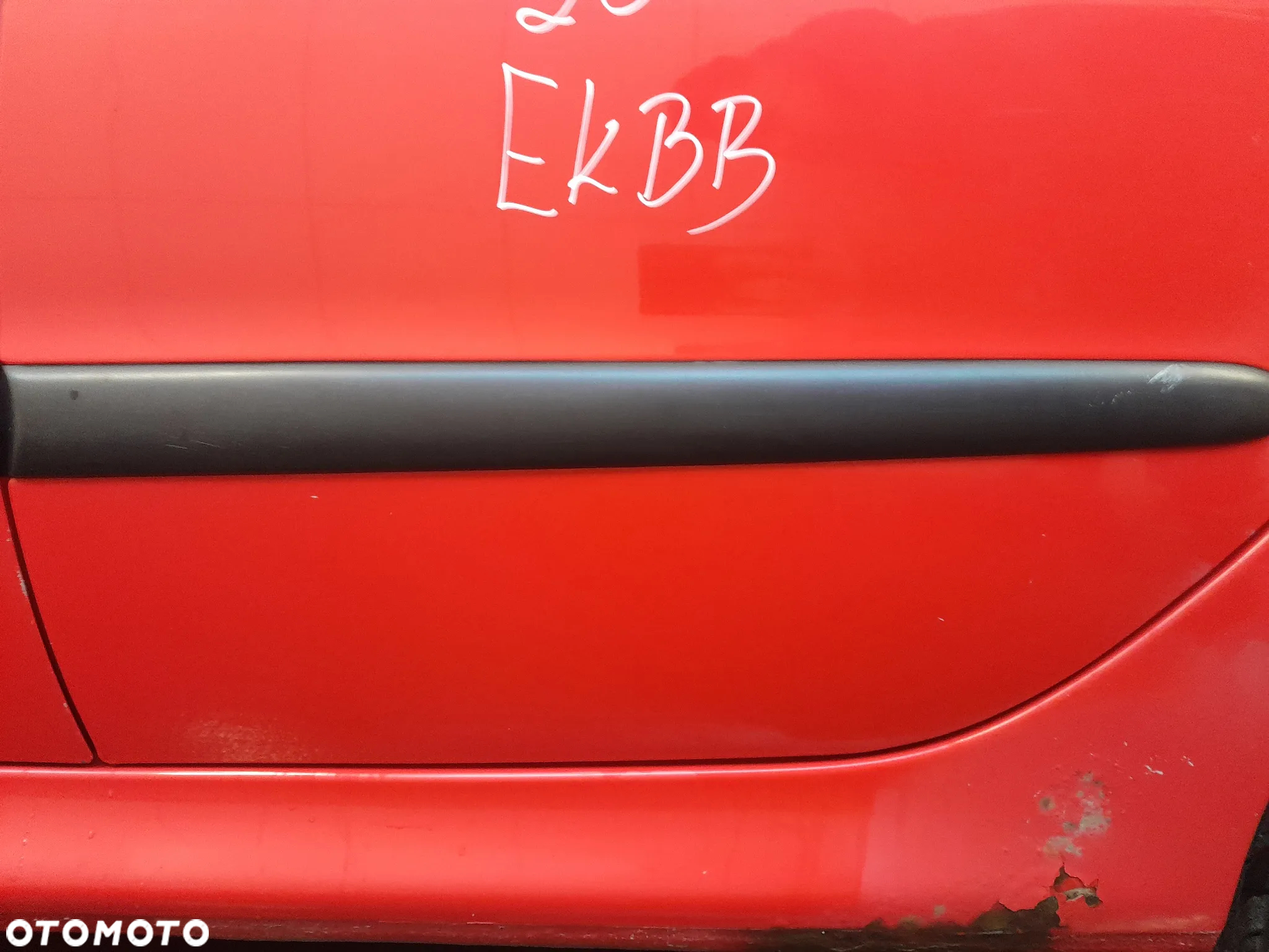 PEUGEOT 206 DRZWI LEWE TYLNE LEWY TYŁ KOLOR: EKBB - 4