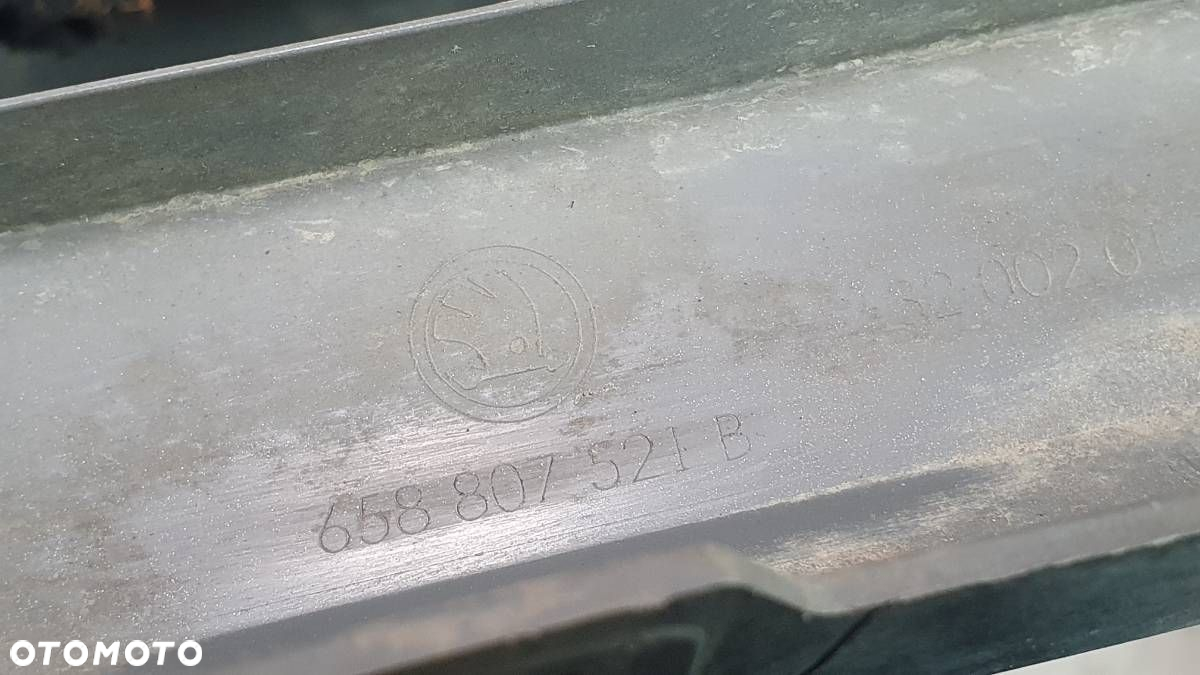 DOKŁADKA SPOILER DYFUZOR  ZDERZAKA TYŁ TYLNY SKODA KAMIQ 658807521B - 9