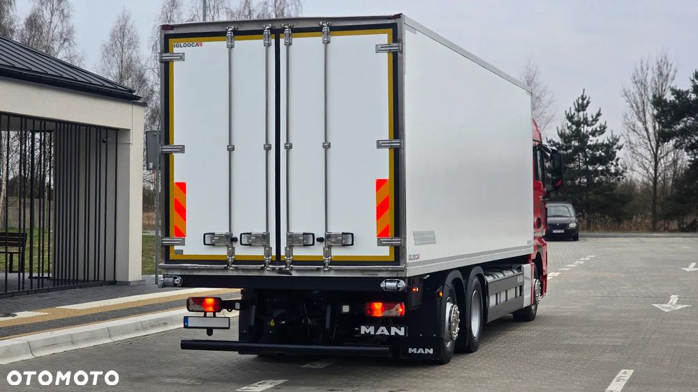 MAN TGX 26.420❗️❗️/ 6x2 / OŚ PODNOSZONA I SKRĘTNA / CHŁODNIA / ZABUDOWA IGLOOCAR 20 PALET / AGREGAT THERMOKING T-1000R / ELEKTRYK / AUTOMAT / 4 RYGLE / SALON POLSKA ❗️ - 21