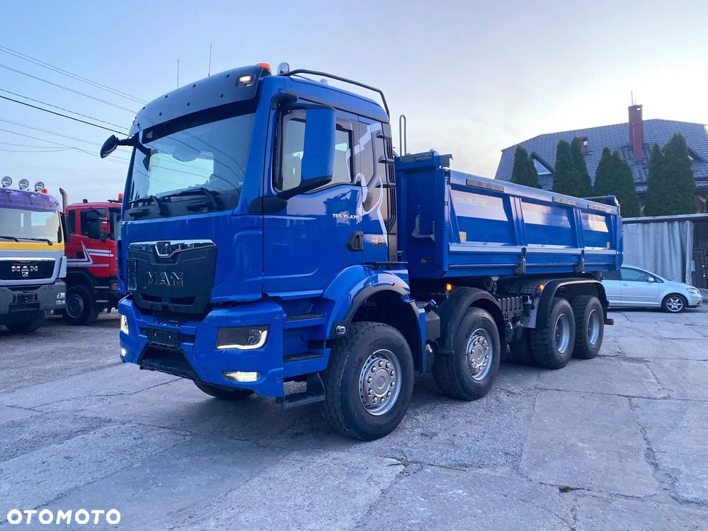 MAN TGS 35.470 8x4 Meiller Kipper + Bordmatik / Retarder / Jak Nowy - 1