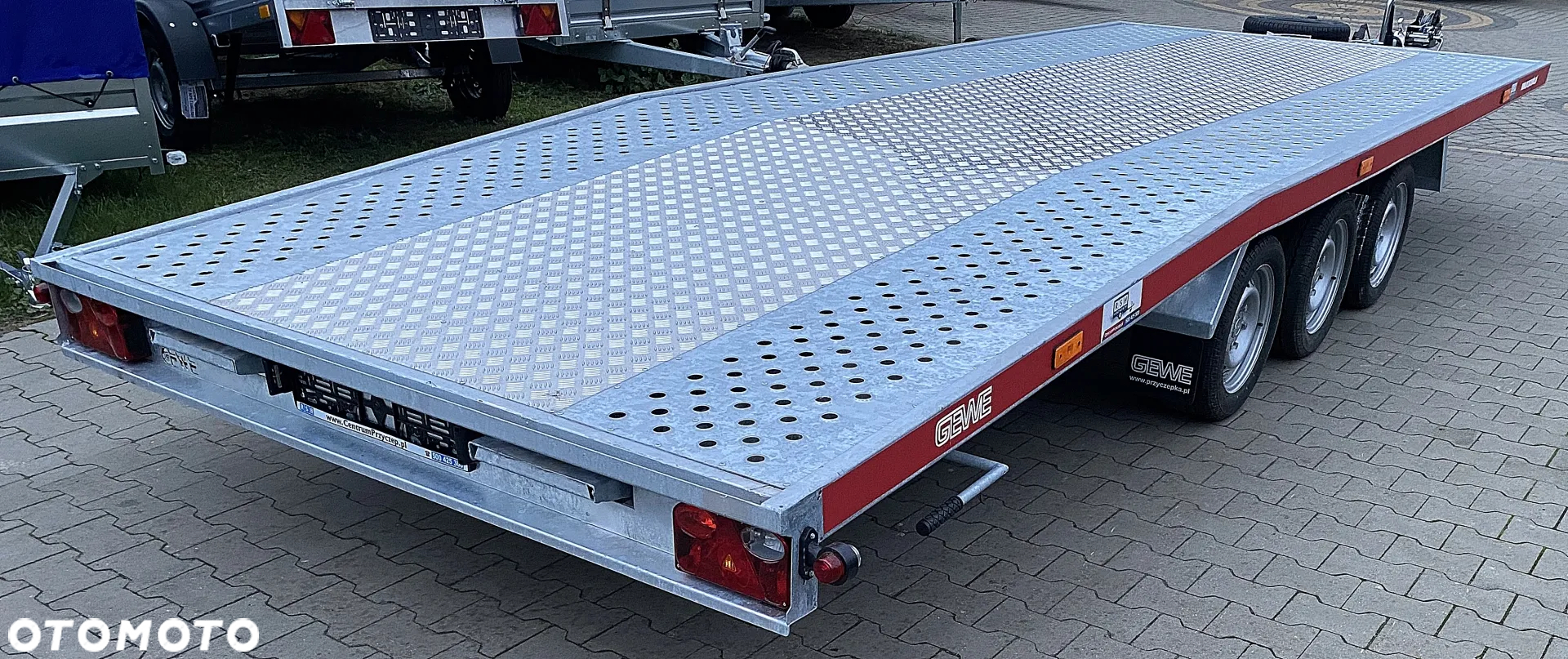 GEWE Laweta samochodowa GEWE 5,6m x 2,1m 3-osiowa DMC: 3500 kg - 14