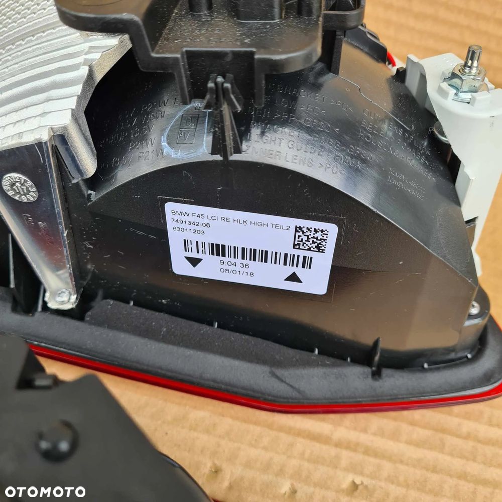 BMW 2 F45 LAMPA PRAWA LED W KLAPE ORYGINAŁ - 3