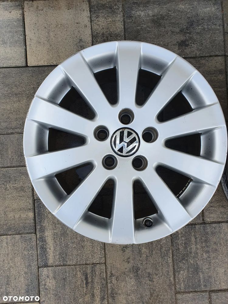 Komplet felg aluminiowych 16 cali od Volkswagen Passat B6 ORYGINALNE - 5