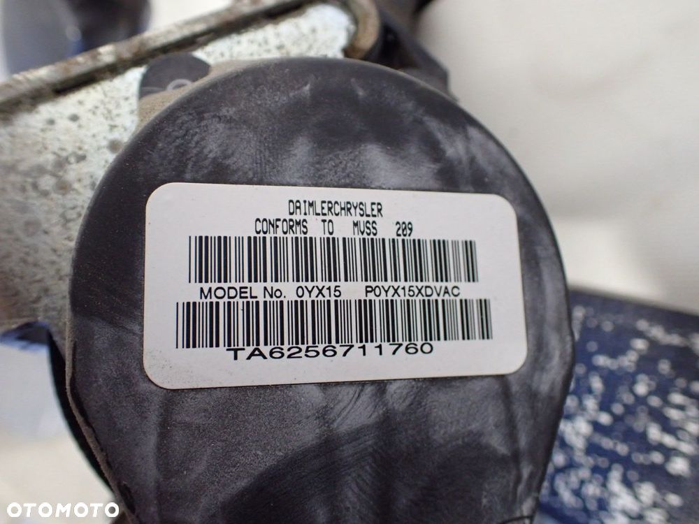 PAS TYLNY ŚRODKOWY BEZPIECZEŃSTWA DODGE CALIBER   P0YX15XDVAC 605024701B - 4