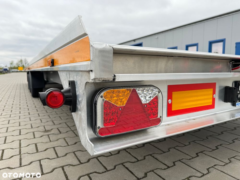 Gromex laweta aluminiowa | 850x210cm | DMC 3500kg | platforma na 2 auta | 3 osie AL-KO | OŚWIETLENIE LED - 24