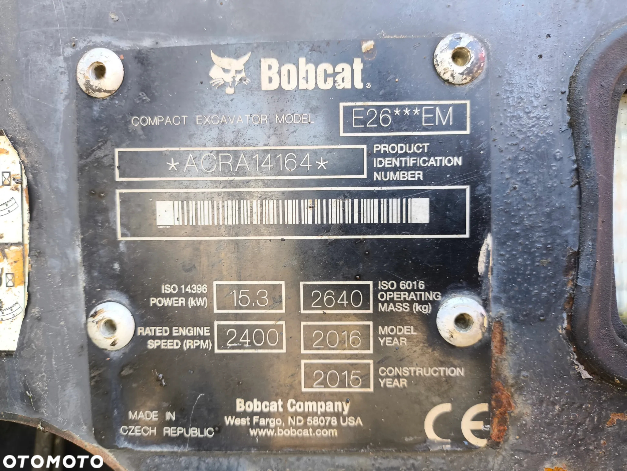 Bobcat E26 - 9