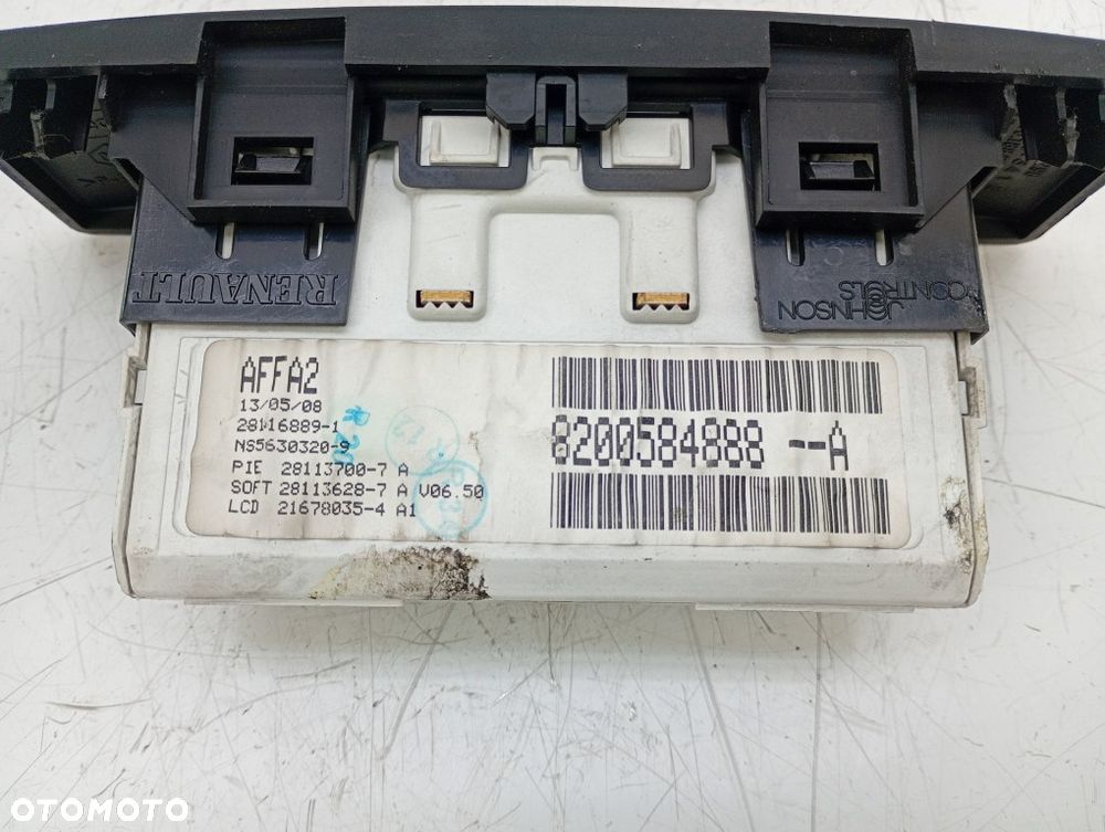ekran wyświetlacz radia panel ramka renault master II movano 8200584888 - 5