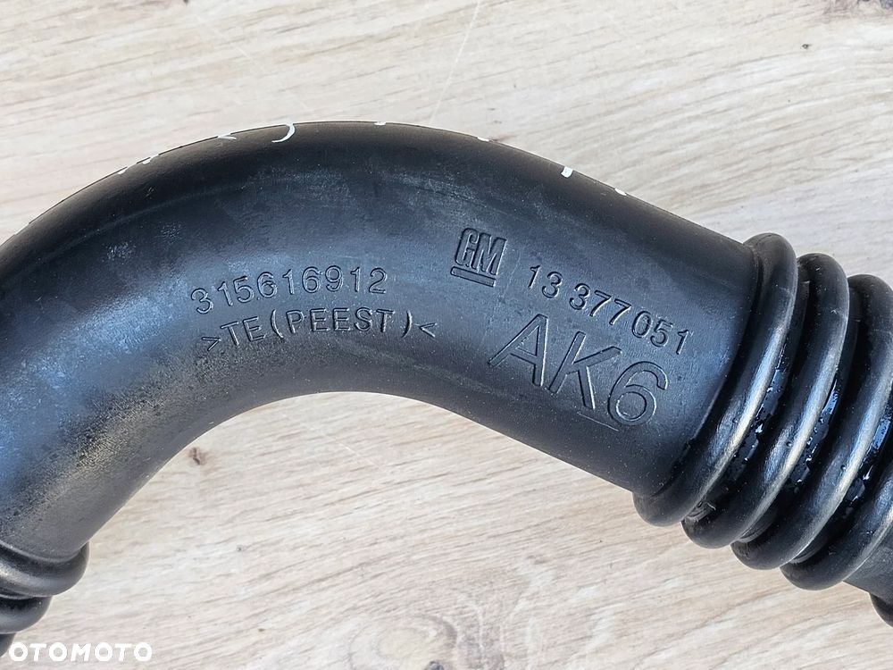 PRZEWÓD RURA WĄŻ INTERCOOLERA Z CZUJNIKIEM OPEL ASTRA J 1.4 TURBO 13377051 AK6 - 5