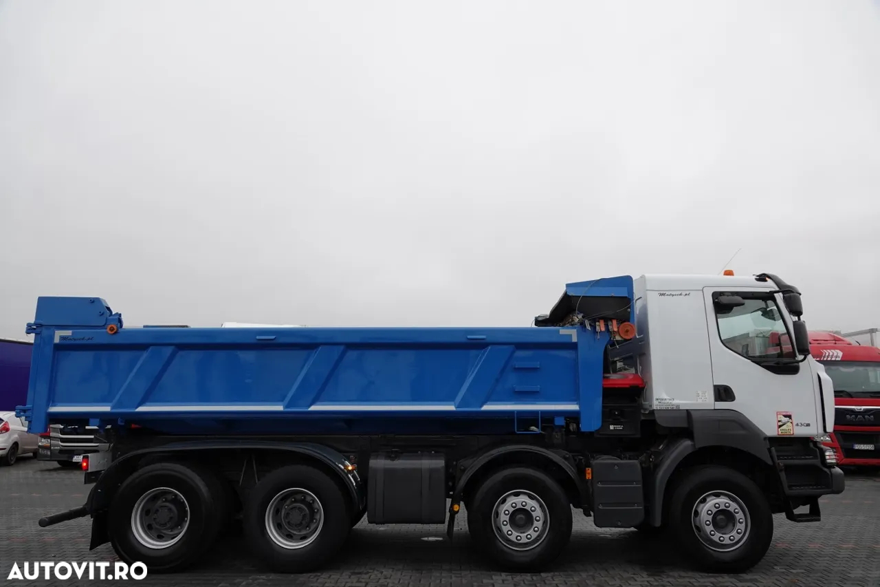 Renault KERAX 430 / 8x4 / BASCULANTE / HYDROBOARD / HYDROCLAP / BORDMATIC / EURO 5 EEV - 20