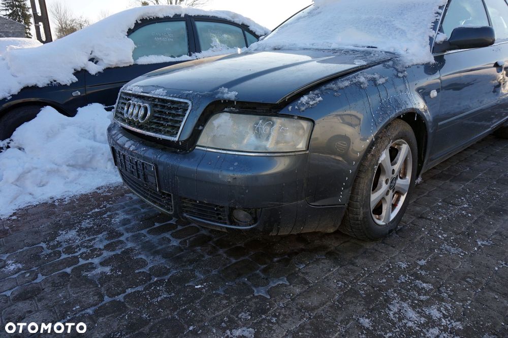 MASKA ZDERZAK BŁOTNIKI LAMPY A6 C5 LIFT LX7Z  AUDI 2001-2004 SZARY PRZÓD KOMPLETNY - 9