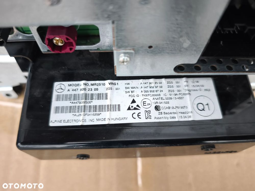 Radio Mercedes-Benz Vito w447 447 a4479002305 2014- - 7