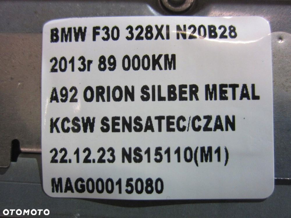 BMW 3 F30 CZYTNIK NAWIGACJI RADIO CIC HIGH 65129262395 USA 9321499 - 9